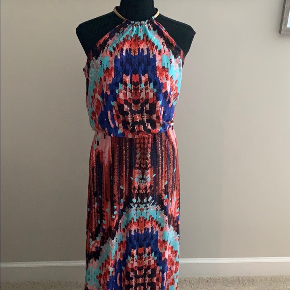 Multi colored maxi dress